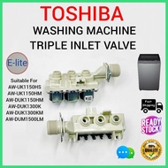 TOSHIBA WASHING MACHINE TRIPLE INLET VALVE AW-UK1150HS / AW-UK1150HM/AW-DUK1150HM