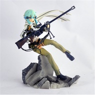 Sword Art Online II Anime SAO Figure Asada shino Sinon 20CM Action PVC Figurine Game Gale Online GGO