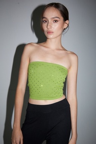 Rush Official Jamee Tube Top With Crystal-Embellished เสื้อเกาะอกประดับคริสตัล