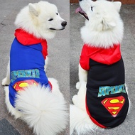 Pet Clothes S-8XL Size Big Dog Clothes Big Dog Sweatshirt Superman Sweatshirt Autumn Winter Dog Clot