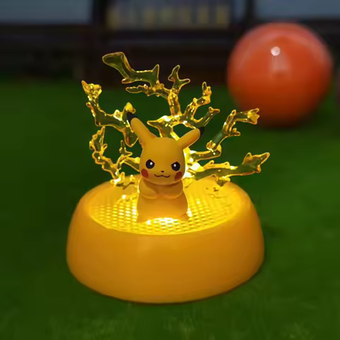 Official Bandai Glowing Gacha Pikachu Fire-Breathing Dragon Genshin Dolphin Fast Dragon Skill Specia