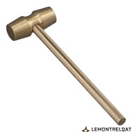 LEMONTRELQAT Hammer, Yellow Brass Gavel, Lawyer Courtroom Gavel Company