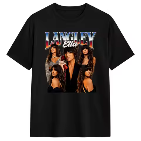 Vintage T-Shirt Summer Ella Langley Dandelion Tour 2026 Fashion T Shirts Cotton Tee Shirt for Man Sh