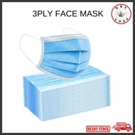 3PLY FACE MASK Disposable mask（Ready Stock）Ear Loop 1Box＝50pcs