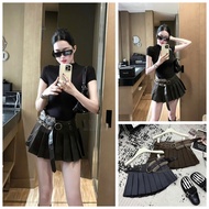 BORY STORE QCCC QCL1 CV0693 60329 pleated evening dress with fur belt