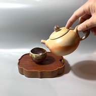 柴燒瓷土奶油系正把茶壺 / 柴燒茶具 / 小平凡手作