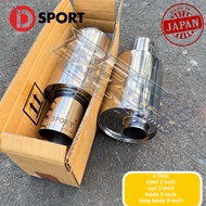 D SPORT Exhaust HKS S Flow Japan Muffler Exhaust [#READY STOCK[100% Original] Best for all Kancil, V