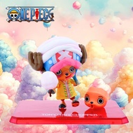 Fgrch Figure Cute Tony Tony Chopper One Piece Cotton Candy Blindbox with 2 faces