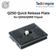 QZSD Quick Release Plate for Q555/Q999 Tripod Ball Head Monopod 1/4" Bolt Aluminum Adapter Fast Mou