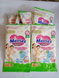 Merries Pants XL/Popok Bayi/ Pampers/Pempres Renceng Sachet