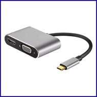 4k HD Vga Charging Port Usb3.0 4k Type C to HD Multimedia Interface Portable Hdtv Port Hub for Confe