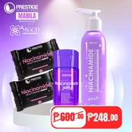 PRESTIGE NIACINAMIDE LOTION + NIACINAMIDE SUNSCREEN + NIACINAMIDE BODY SERUM + NIACINAMIDE SOAP