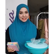 Dhaja Clara Deep Sky Tudung Sarung Premium