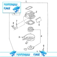 HF BLOWER MOTOR FORD MAZDA LANTIS PREMACY MPV 323 LYNX OLD MODEL 1995~1999 AIRCOND CAR BG1P-61-B10 H