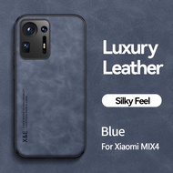 Retro Magnetic Suede Leather Case For Xiaomi Mi Mix 4 Mix4 5G Shockproof Matte Silicone Soft Case Co