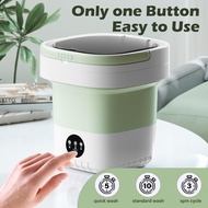 NEW Portable Mini Washing Machine 12L Foldable for Small Clothes Laundry Machine Dorm Home Camping