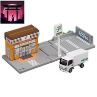 TAKARA TOMY "TOMICA TOMICA TOMICA TOWN 7-Eleven (with TOMICA)" Minicar Car Toy 3 years old and up Toy safety standard passed ST mark certification TOMICA