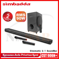 SIMBADDA CST-906N+ - Soundbar Speaker 906 N+ Karaoke Bluetooth Bass Subwoofer Home Theater Bass
