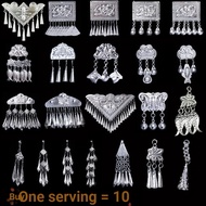 Noble State Miao Ethnic Silver Jewelry Aluminum Sheet Accessories Minority Ethnic Liangshan Ethnic J