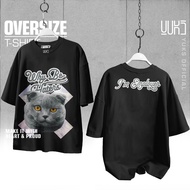 OVERSIZE T-Shirt "Cat The Employer"