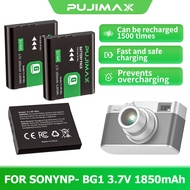 PUJIMAX PJ-NP-BG1 1850mAh 3.7V Li-ion Battery for Sony NP-BG1 W80 W90 W100 W120 W130 Replacement