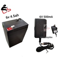 6V4.5Ah Battery Acld Batteries 6V500mA AC Adaptor Charger