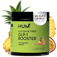 Flatter Me Fiber GLP-1 Booster – Fiber Supplement for Women & Men, Prebiotics & Enzymes for Weight S