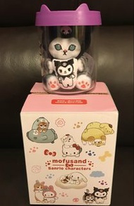 玻璃樽連公仔 sanrio 7仔 貓 mofusand 鯊魚貓 sanrio公仔 貓貓 7仔 公仔 7-11 貓貓公仔 711 貓公仔 布甸狗 玉桂狗公仔 kuromi 禮物 肉桂狗公仔 melody