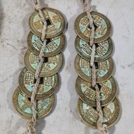 Antique Brass Ten Emperor Coin Pendant Brass Copper Coin One String Worth Collecting Antique Brass T