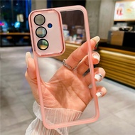 เคสสำหรับ Realme C71 C73 5G 2025เคลือบเคสนิ่มใส่โทรศัพท์แบบบางโปร่งใสคลุมหลังกล่องป้องกันแบบใส