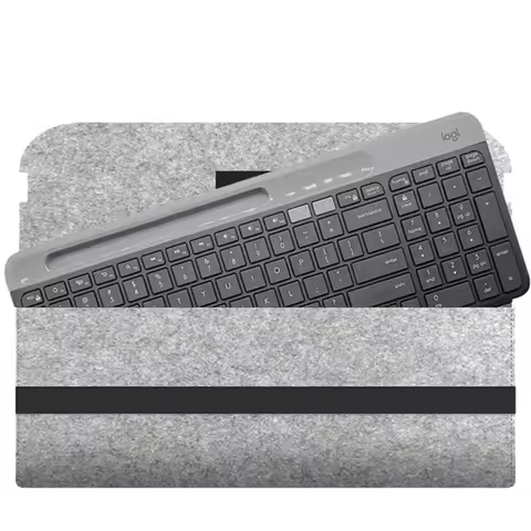 New Felt Carrying Case for Logitech K380 K480 K580 K780 Keyboard Case Portable Protective Cover Stor
