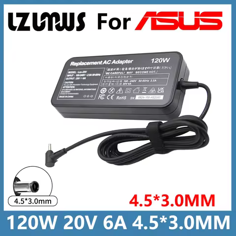 20V 6A 120W Laptop Charger For ASUS Zenbook Flip 15 Q528EH Q538EI UX534F Q537F Q547F Q536F Q506 Q546