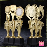 HAPPYLEAF Award Cup, Gold First Place  Star Trophy Award, Creative Large Reward Ceremony Plastic  Cu