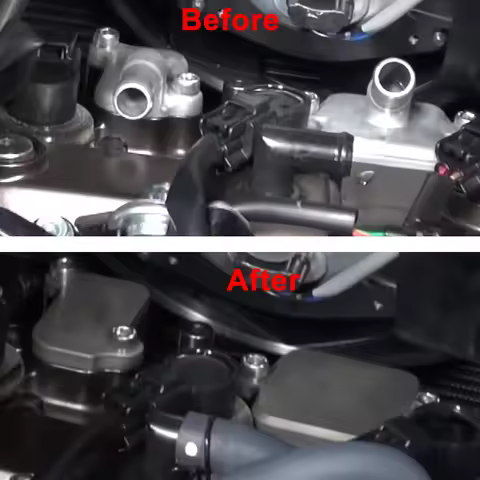 Smog Block Off Plates Cover Fit For Yamaha YZF R1 YZF R1M R1S YZF R6 YZF R6S FZ1 / FZ1 Fazer FZ6R/ F