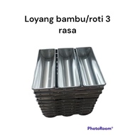 3-flavored bread pan 3-piece bamboo gancet pan size 22x7x5 baking pan bread mould