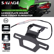 Tail Tidy License Plate Holder For KAWASAKI NINJA 250 400 Z250 Z300 Z400 2018-2014 Motorcycle Fender
