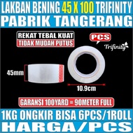 Kertas Thermal A6 100x150mm Label jne jnt / Lakban Bening Tape Fragile - Bening 100Yard