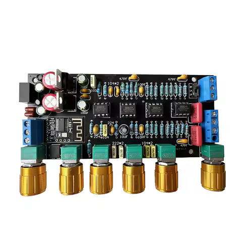 Bluetooth Preamp Tone Board 2.1 Channel Sound Source Processor Equalizer Sound NE5532 or OPA2604 OP 