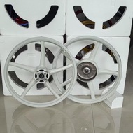 Enkei 5spokes Mags For Honda BEAT FI/CARB Front Disc 1.4*17 Rear Durm 1.6*17 mags For Scoopy/Genio