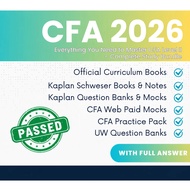 2025/2026 CFA Level 2 Comprehensive Study Pack- Schweser Notes  IFT Videos  UWorld Wiley QBank, Mock