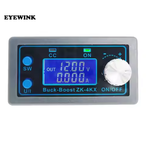 ZK-4KX CNC DC DC Buck Boost Converter CC CV 0.5-30V 4A Power Module Adjustable Regulated power suppl