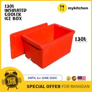 130L Heavy Duty Multipurpose Insulated Thermal Faber Ice Cooler Storage Box Keep Fresh Hot & Cold Po