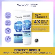 WARDAH Perfect Bright Night Glow Night Moisturizer 20ml - Night Cream - Night Cream - Moisturizer