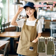 CHIHIRO1BFT8 Barber Apron, 2 Sizes Professional Cooking Aprons,  Breathable Large Pocket Waterproof 