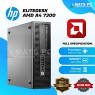 COMPUTER HP ELITEDESK A4 7300 / I5 4TH GEN / I5 7TH GEN REFURBISHED / PRELOVED