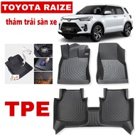 Toyota Raize Thảm Trải Sàn Tpe Thảm Xe Oto Cao Cấp