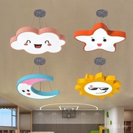 Classroom Chandelier Star Sun Cartoon Ceiling Light Cloud Cloud Moon Light Modeling Light Chandelier