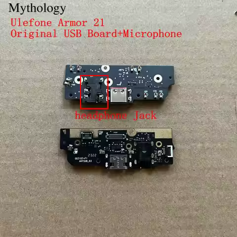 For Ulefone Power Armor 21 Original USB Board Mobile Phone Charger Circuits Replacement Part