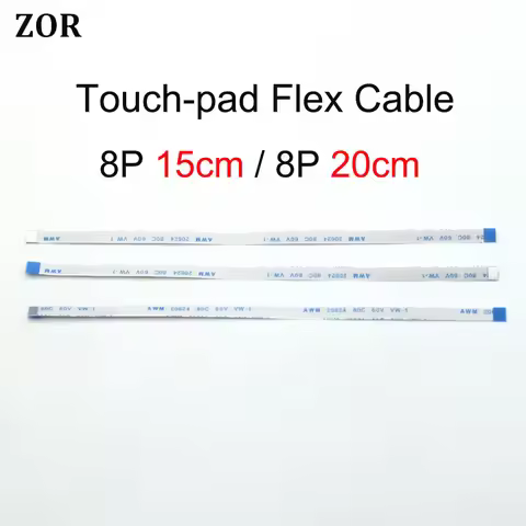 1-3pcs laptop dc power jack 8 Pin 20cm 15cm TouchPad Flex Cable Mouse Touchpad Connector For Asus X5