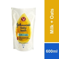 Johnson's Baby Milk + Oats Bath Refill 600ml